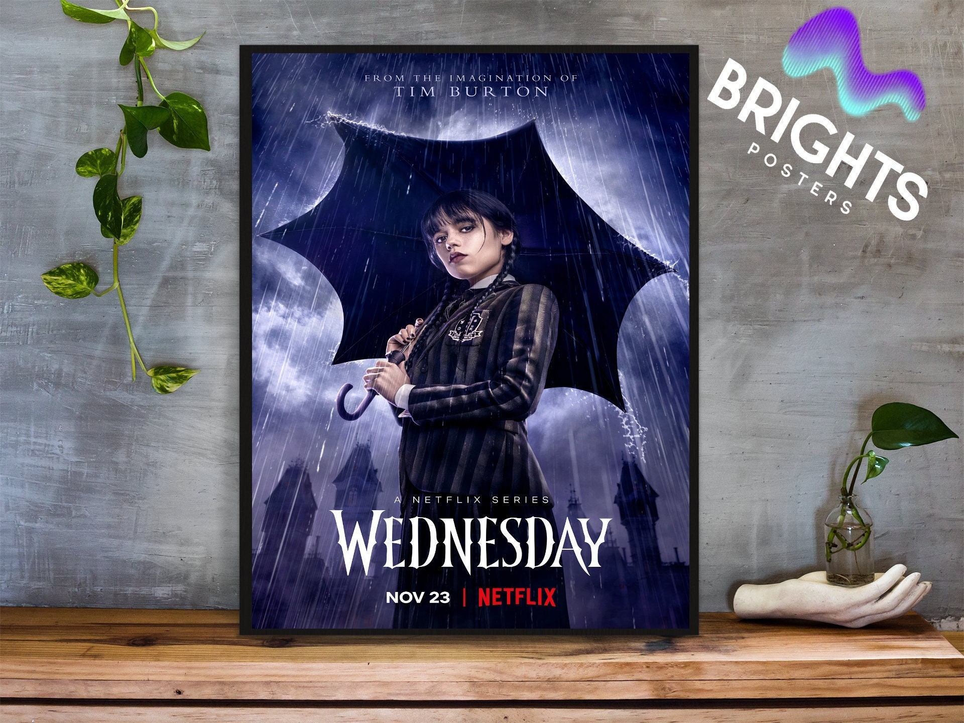 Discover Wednesday - The Adams Family - Jenna Ortega Poster