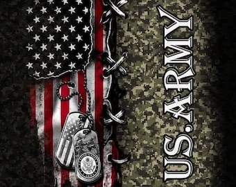 NOT DIGITAL DOWNLOAD Army print ready to use ready to press transfer for sublimation 20oz tumbler.