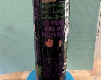 Beetlejuice 20 oz tumbler