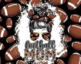 NOT DIGITAL DOWNLOAD football print ready to use ready to press transfer for sublimation 20oz tumbler.
