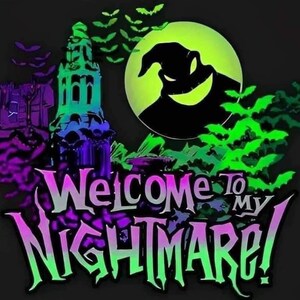 NOT DIGITAL DOWNLOAD welcome to my nightmare print ready to use ready to press transfer for sublimation 20oz tumbler.