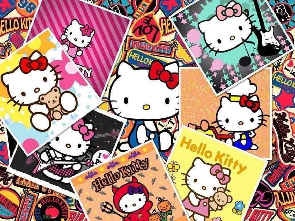 NOT DIGITAL DOWNLOAD Hello Kitty Print Ready to Use Ready to Press ...