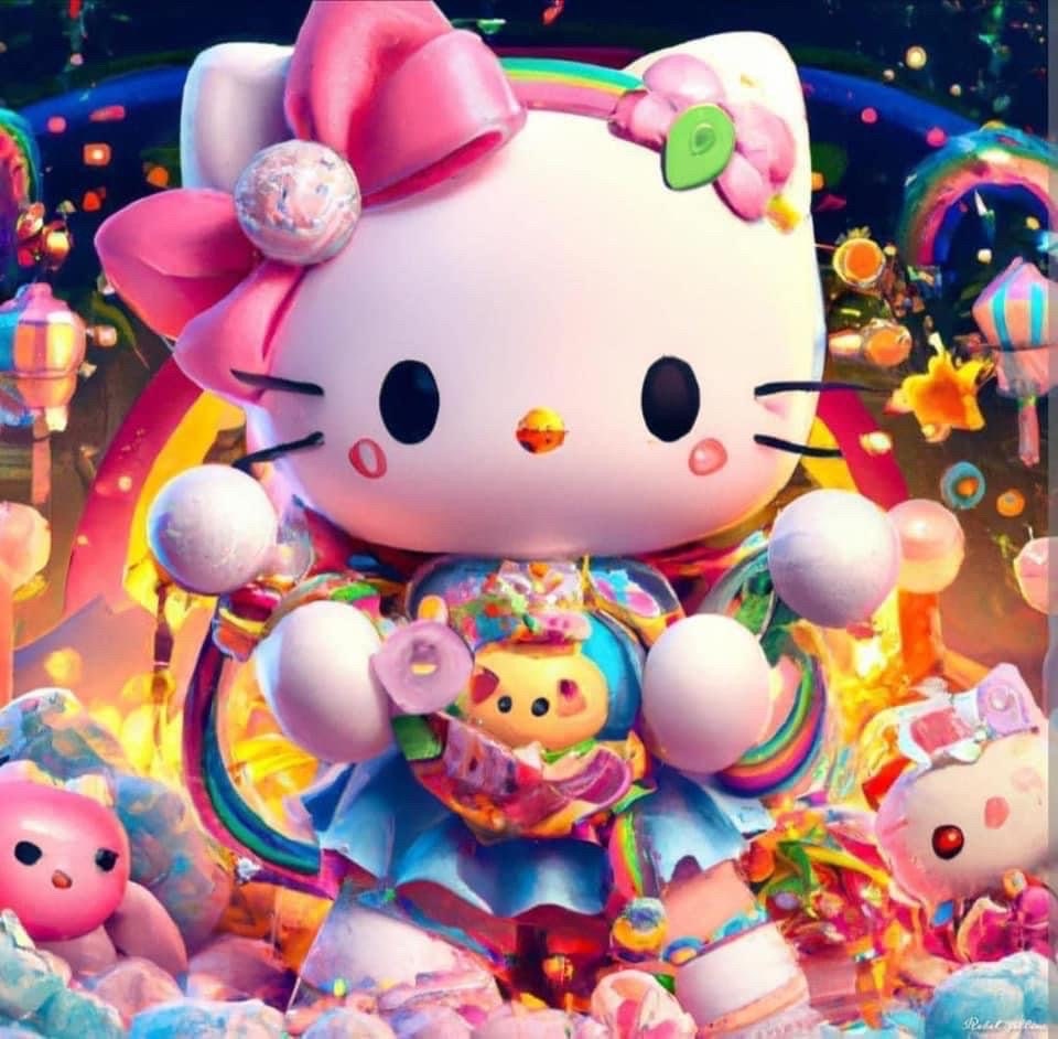 NOT DIGITAL DOWNLOAD Hello Kitty Print Ready to Use Ready to Press ...