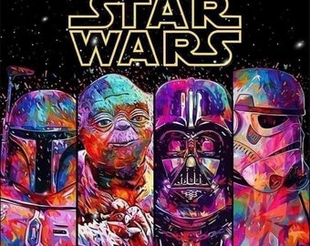 NOT DIGITAL DOWNLOAD Star Wars  print ready to use ready to press transfer for sublimation 20oz tumbler.