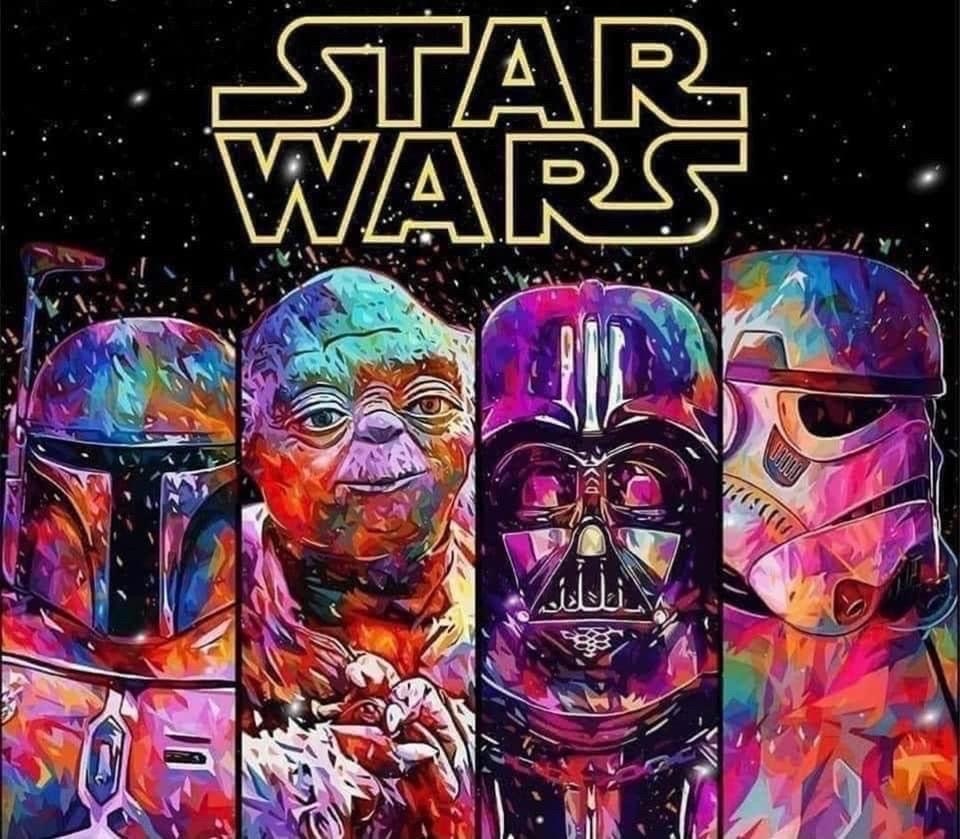 NOT DIGITAL DOWNLOAD Star Wars  print ready to use ready to press transfer for sublimation 20oz tumbler.