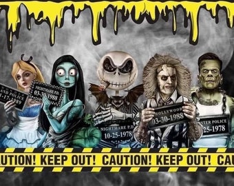 NOT DIGITAL DOWNLOAD horror print ready to use ready to press transfer for sublimation 20oz tumbler.