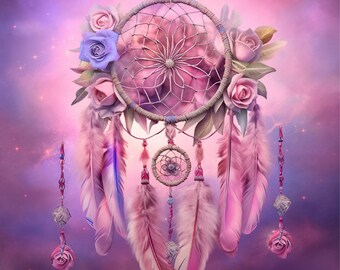 NOT DIGITAL DOWNLOAD dream catcher print ready to use ready to press transfer for sublimation 20oz tumbler.