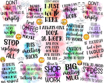 NOT DIGITAL DOWNLOAD sarcasm print ready to use ready to press transfer for sublimation 20oz tumbler.
