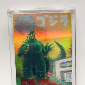 Godzilla Day (2022) ARG PFLB Store Carte à collectionner holographique exclusive signée #'d (NEUF et scellée)
