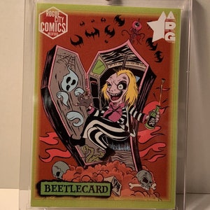 Beetlejuice Card ARG Rogue City Comics Medford Exklusive Sammelkarte #