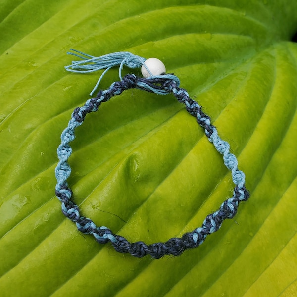 Hemp Anklet Etsy