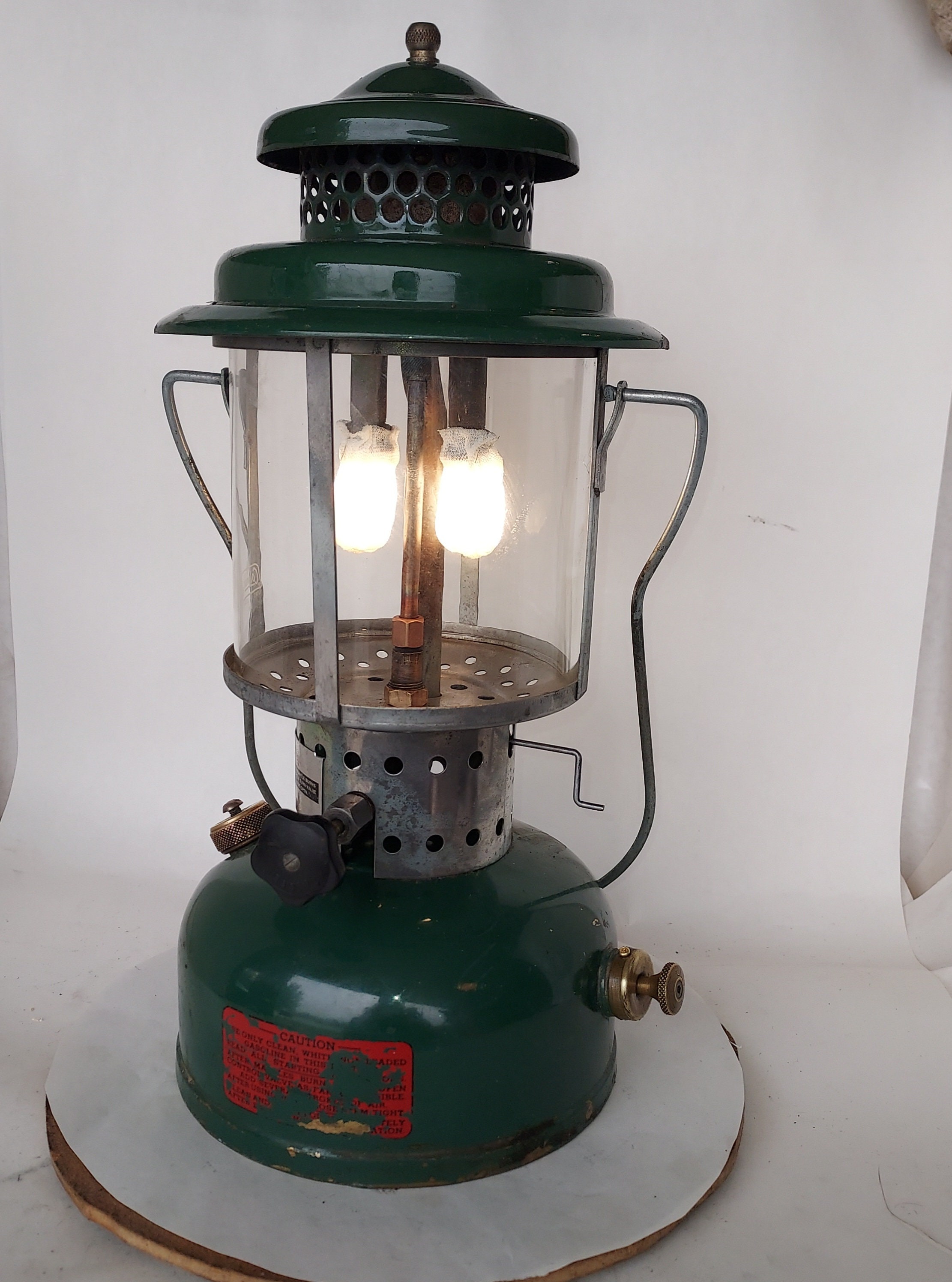 Vintage 1940s STELLAR Flashlight / Railroad Lantern, Made in Hong Kong, Top  & Front Lights, 8 Inches Tall 