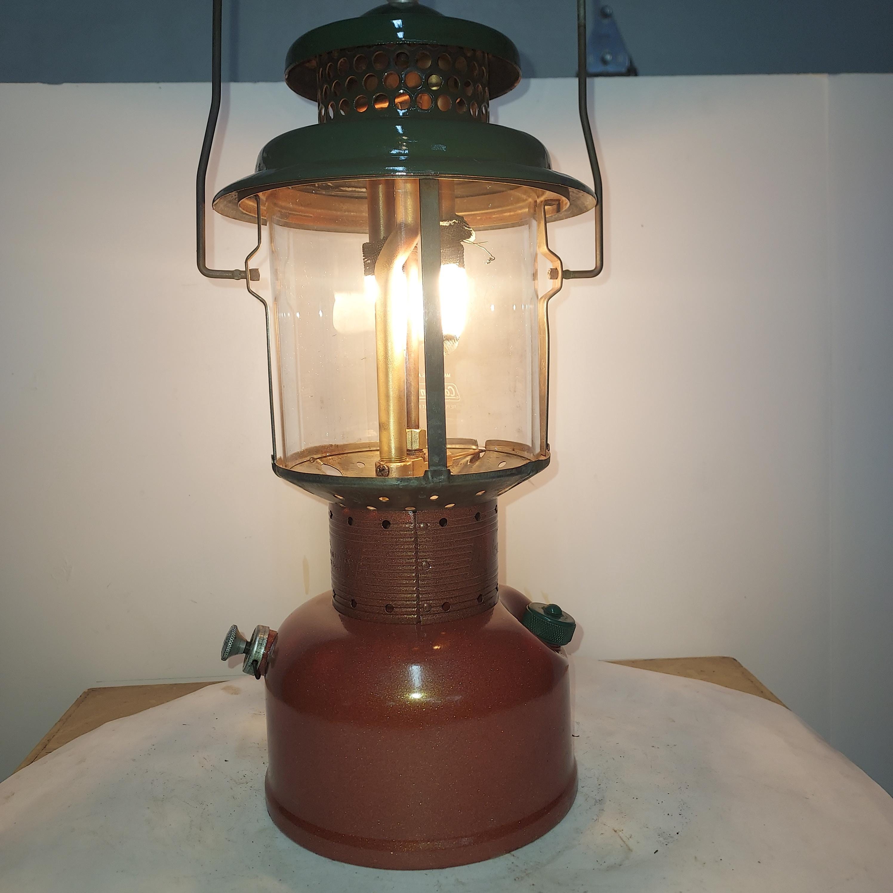 Vintage Coleman 220F Lantern, 1970, Copper/cinnamon Powdercoat