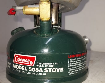 コールマン MODEL 508A STOVE Coleman 508a my favorite Coleman stove - YouTube