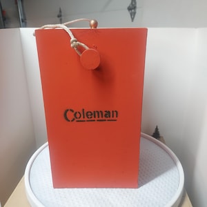 Wooden lantern case, fits most double mantle Coleman lanterns.