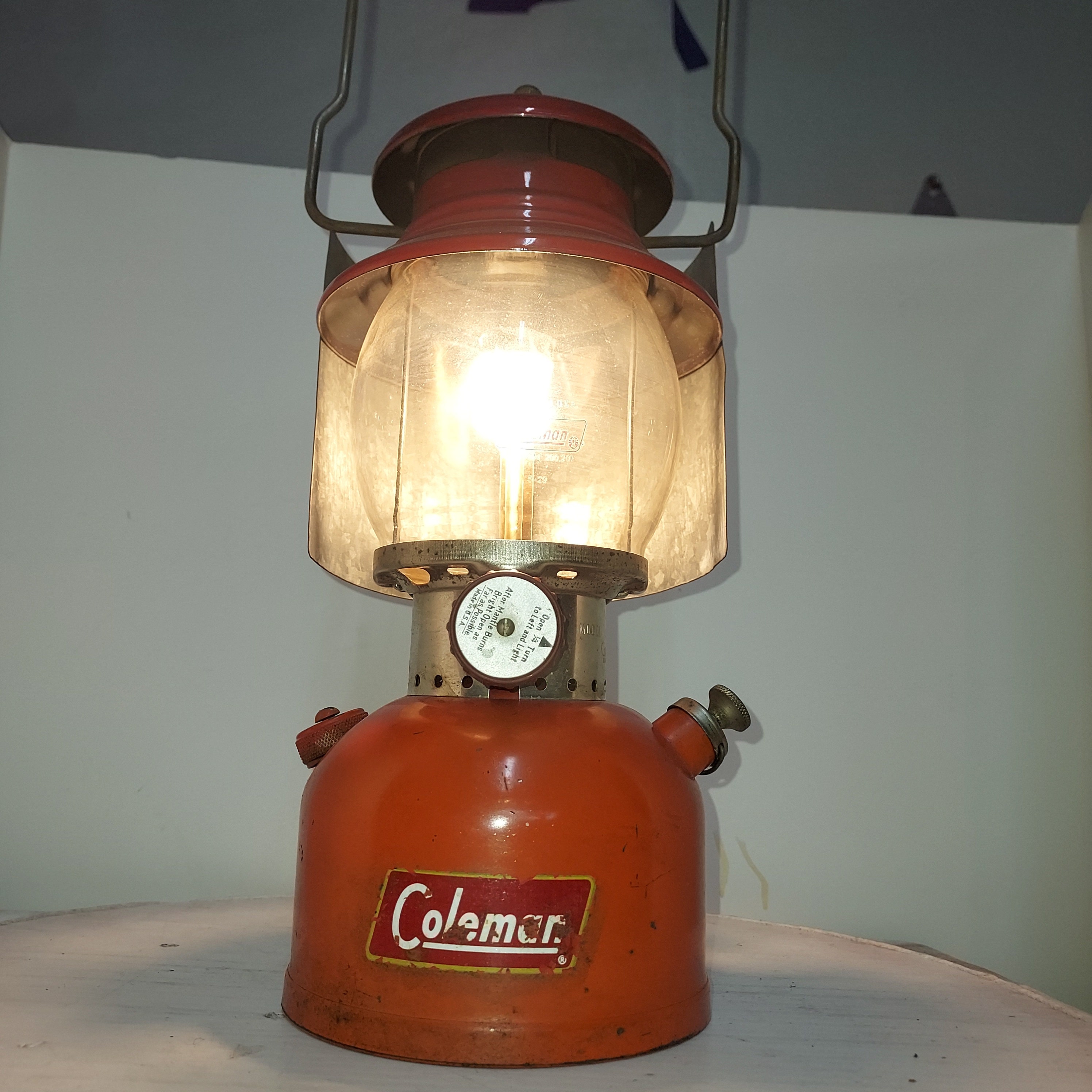 【美品】 ヴィンテージ Coleman Adjustable Lantern Vintage 1982 Coleman Model 288 CL2 Adjustable Lantern No