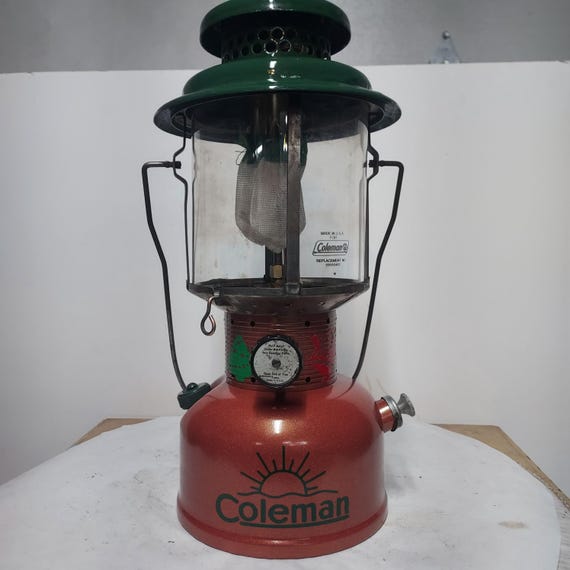 Vintage Coleman 220F Lantern, 1970, Copper/cinnamon Powdercoat