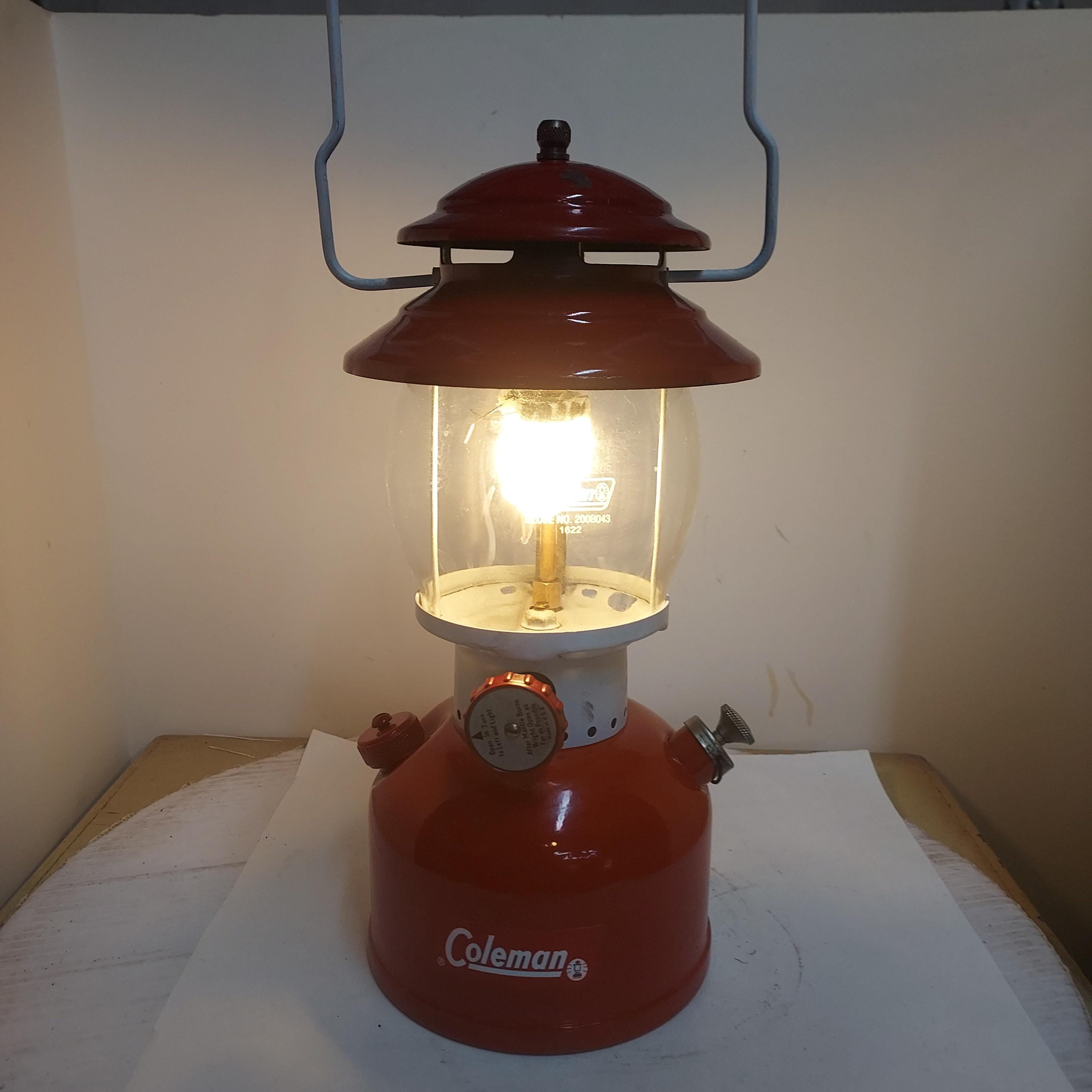 Vintage 1963 Coleman 200a Single Mantle Lantern, Custom Vintage 1963 Coleman 200a Single Mantle Lantern, Custom