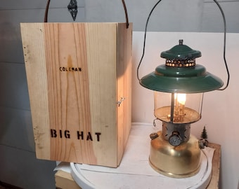 Vintage Coleman Lantern Model 275 for Parts . Brown . Dated 11/79