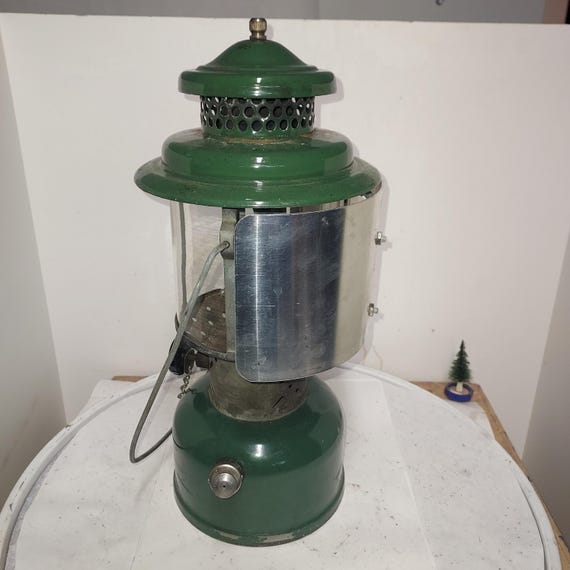 Vintage 1952 Coleman 220E Lantern, Original Paint, With Custom