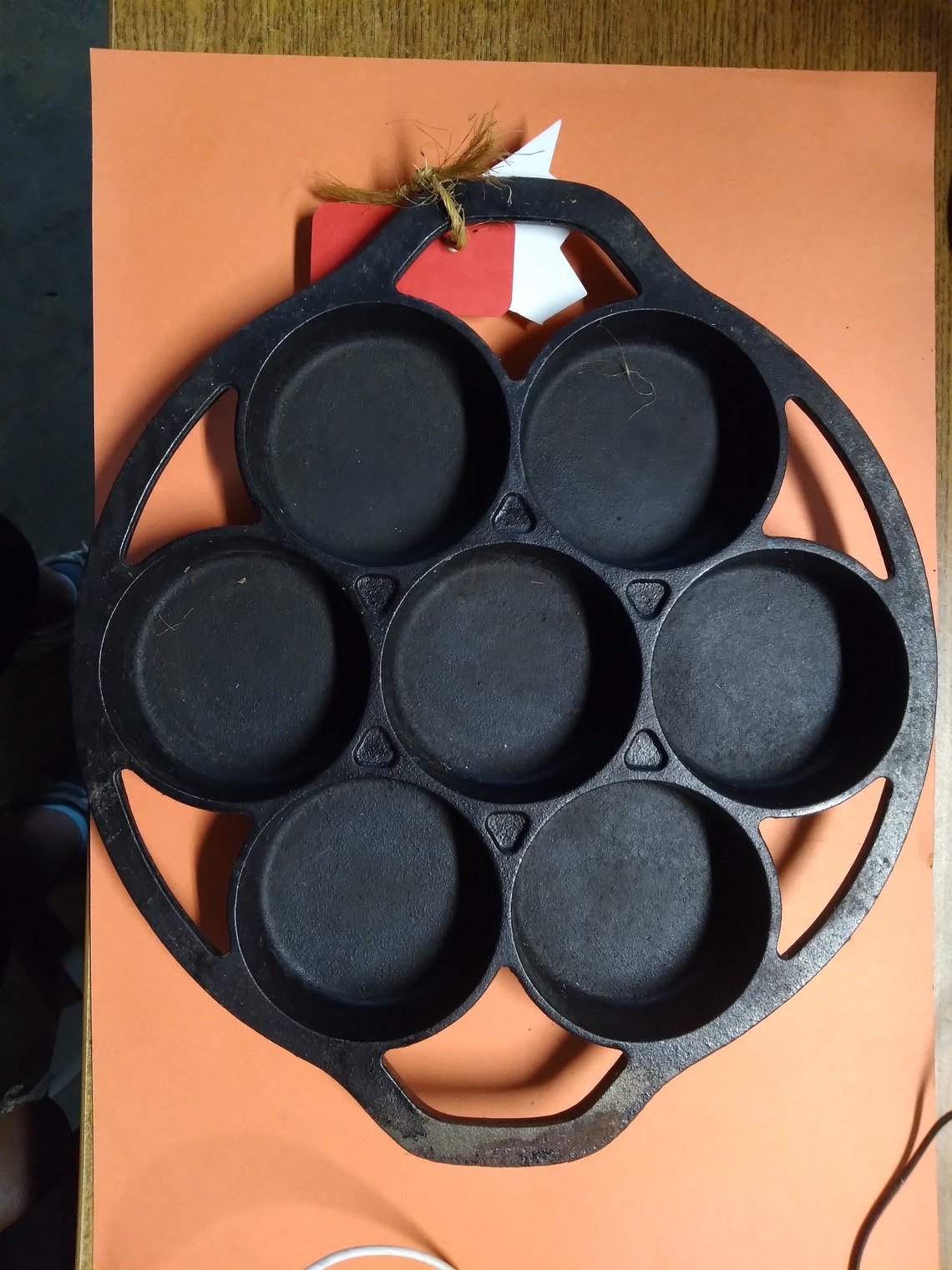 Vintage lodge 7b2 cast iron biscuit pan Etsy