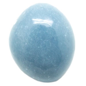 Angelite Tumbled Stone-1&quot;|Angelite Polished|Anhydrite Crystal|Tumbled Crystal|Crystal Healing|Blue Crystal|Serenity|Peace|Angelite Carving|