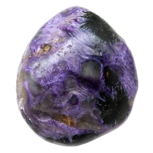 Charoite Polished Crystal|Charoite Natural Stone|Polished Charoite|Healing Crystal|Tumbled Stone|Pocket Stone|Tumbled Gemstone|Energy