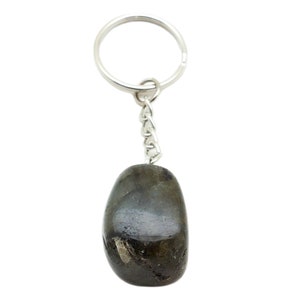 Labradorite Keychain|Crystal Keychain|Gemstone Keychain|Labradorite Charm| Labradorite Crystal|Crystal Healing|Crystal Accessory|Gemstone|