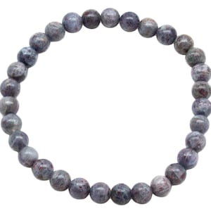 Iolite Bead Bracelet (5-7mm)
