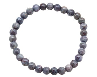 Iolite Bead Bracelet (5-7mm)