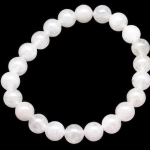 Quartz Bead Bracelet (8mm)|Clear Quartz Jewelry|Quartz Bracelet|Healing Crystals|Crystal Jewelry|Quartz Jewelry|Crystal Bracelet|Quartz|