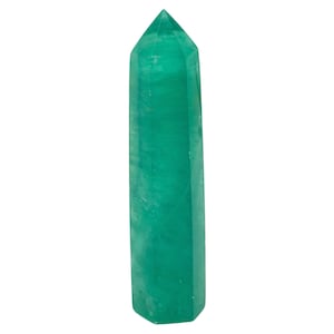 Green Fluorite Tower|Fluorite Point|Crystal Point|Fluorite Carving|Polished Fluorite Crystal|Healing Crystal|Crystal Tower|Witchy Decor