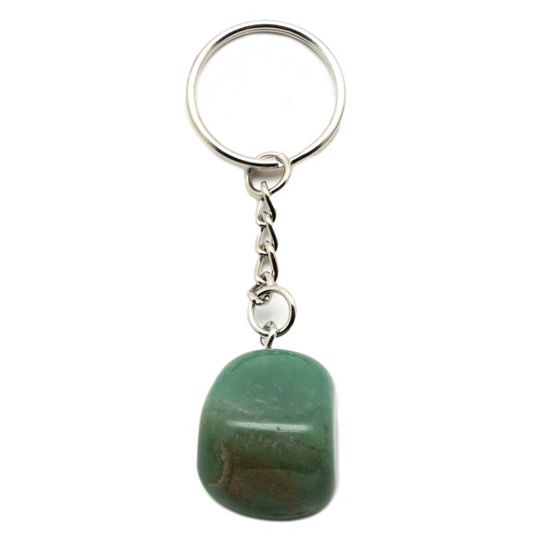 Green Aventurine Keychain|Crystal Keychain|Gemstone Keychain|Aventurine Charm|Green Aventurine Crystal|Crystal Healing|Crystal Accessory|