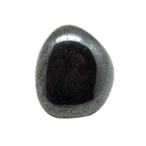 Hematite Tumbled Stone|Hematite Crystal|Hematite Gemstone|Grounding Crystal|Healing Crystal|Hematite Pocket Stone|Hematite Polished|