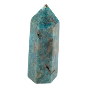 Blue Apatite Tower(2-3 inches)|Blue Apatite Point|Apatite Tower|Healing Crystal|Witchy Decor|Crystal Healing Tower|Blue Crystals|Altar