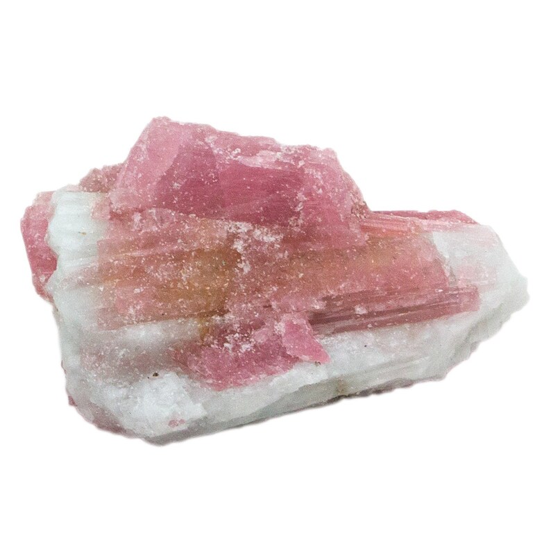 Tourmaline rose en matrice brute 1-1,5 po.Tourmaline bruteCristal curatifCristal roseTourmaline bruteAmas de cristauxDécor de sorcièreCristal image 1