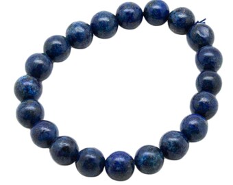 Lapis Lazuli Perlenarmband(10mm)| Lapis Lazuli Armband| Lapislazuli Schmuck| Kristall Armband| Kristall Schmuck| Edelstein Schmuck| Heilung|