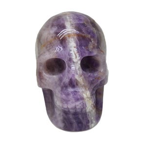 Amethyst Skull (2 lb)|Amethyst Skull Carving|Crystal Skull|Crystal Healing|Witchy Decor|Amethyst Crystal|Skull Carving|Metaphysical Crystal