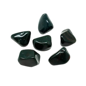 Blutstein Heliotrop Trommelstein Set| Blutstein getrommelt| Blutstein Kristall| Blutstein poliert| Heliotrop Blutstein| Heliotrop|