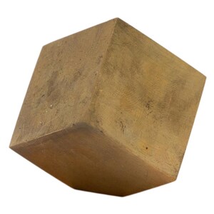 Pyrite Cube (25mm)|Polished Pyrite|Pyrite Crystal|Gold Crystal|Healing Crystal|Fools Gold|Witchy Decor|Crystal Decor|Metaphysical Crystal