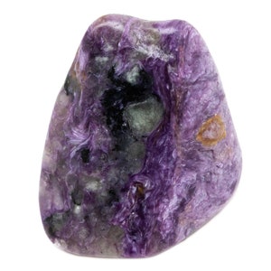 Charoite Polished Crystal|Charoite Natural Stone|Polished Charoite|Healing Crystal|Tumbled Stone|Pocket Stone|Tumbled Gemstone|Energy