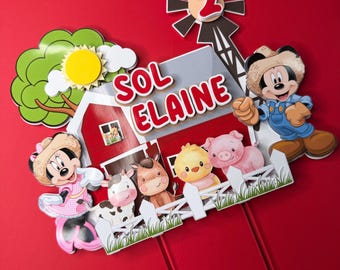 Caketopper Mickey Farm