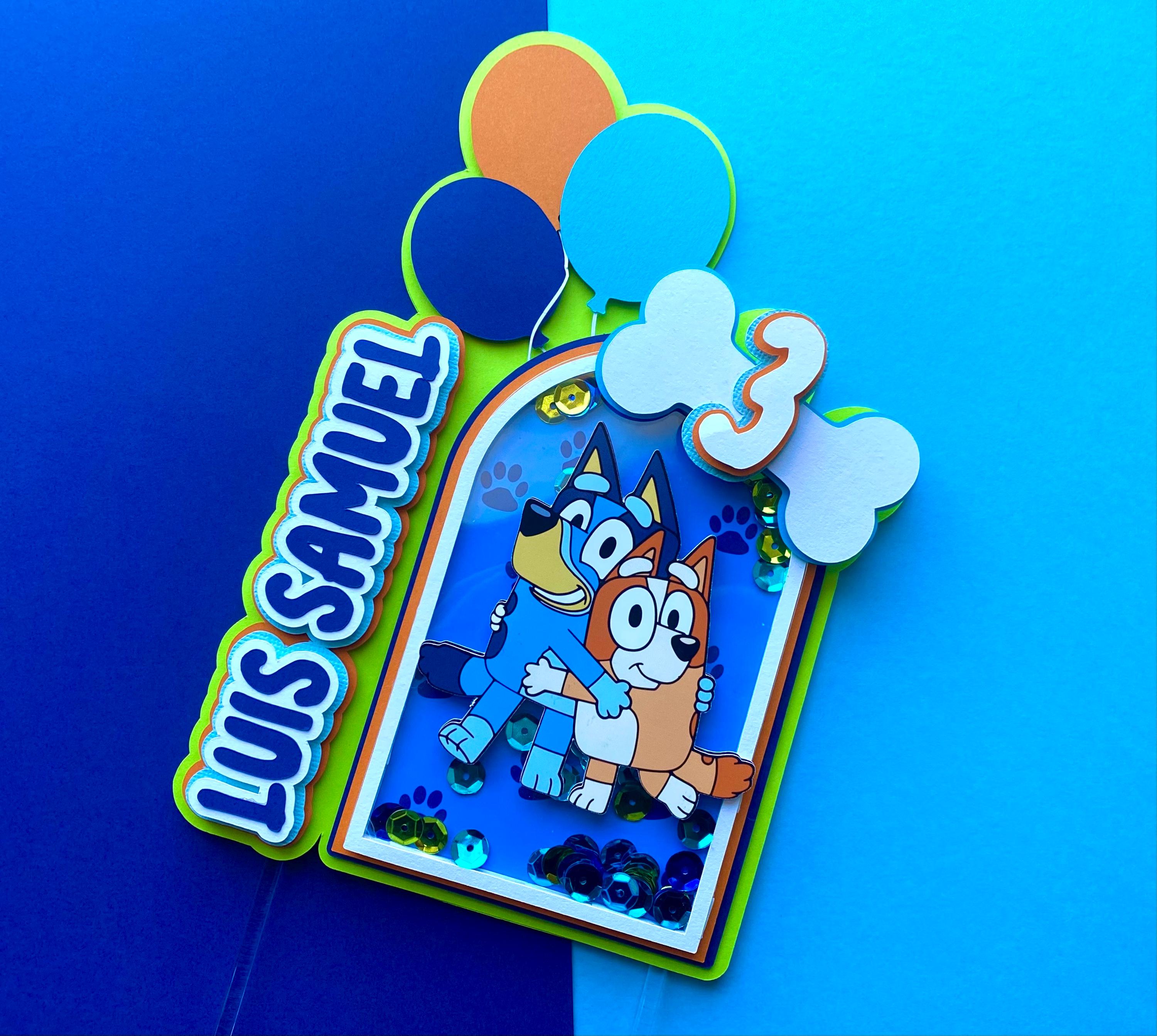 Bluey Caketopper Shaker
