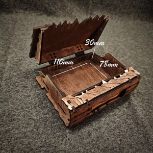 Monster Book Mimic / Tabletop Storage Box / Card and Dice Storage ...