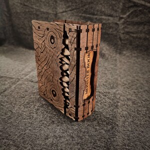 Monster Book Mimic / Tabletop Storage Box / Card and Dice Storage ...