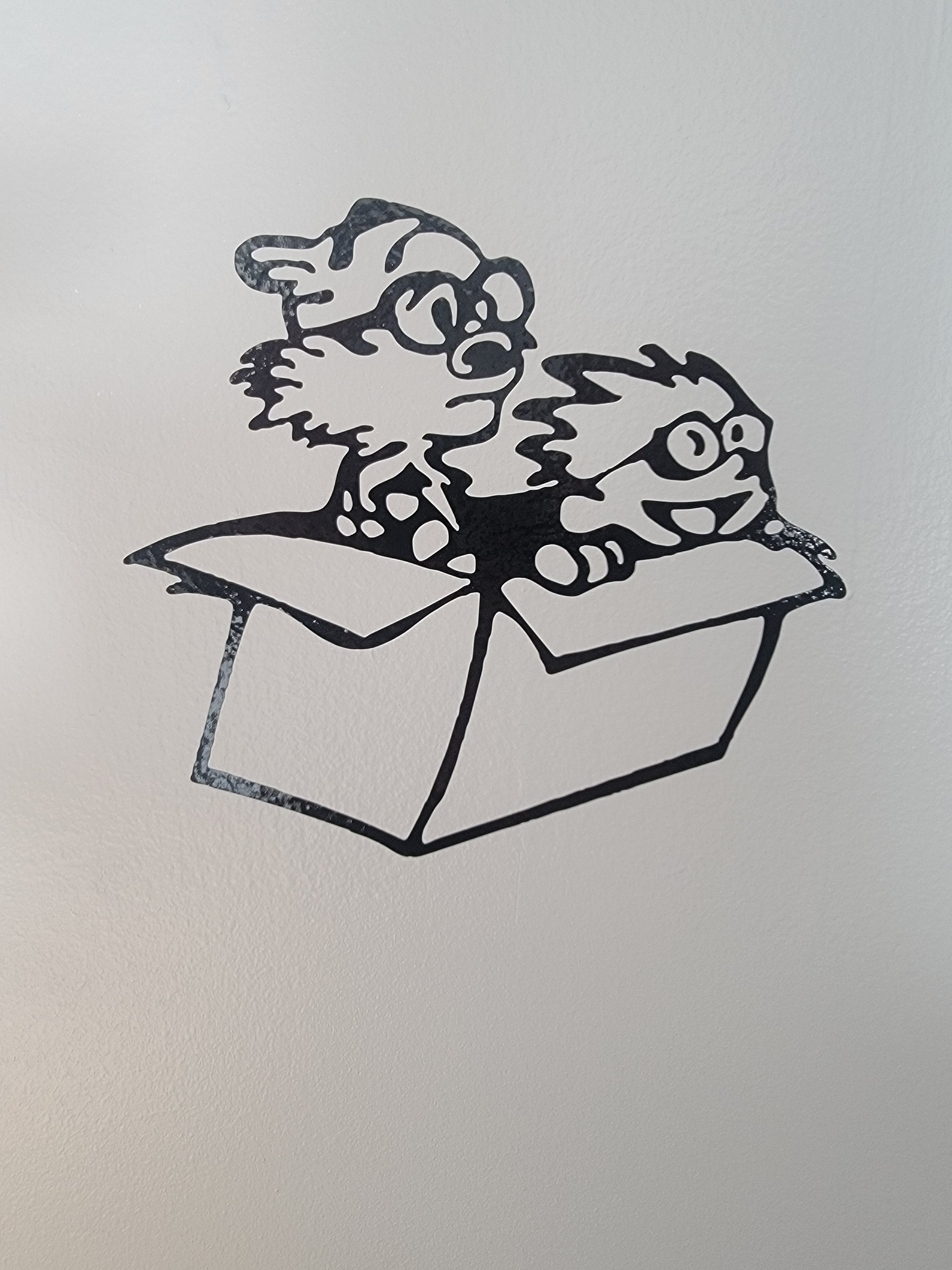 Calvin and Hobbes Car Decal Set (left & Right) | Opposite Direction ...