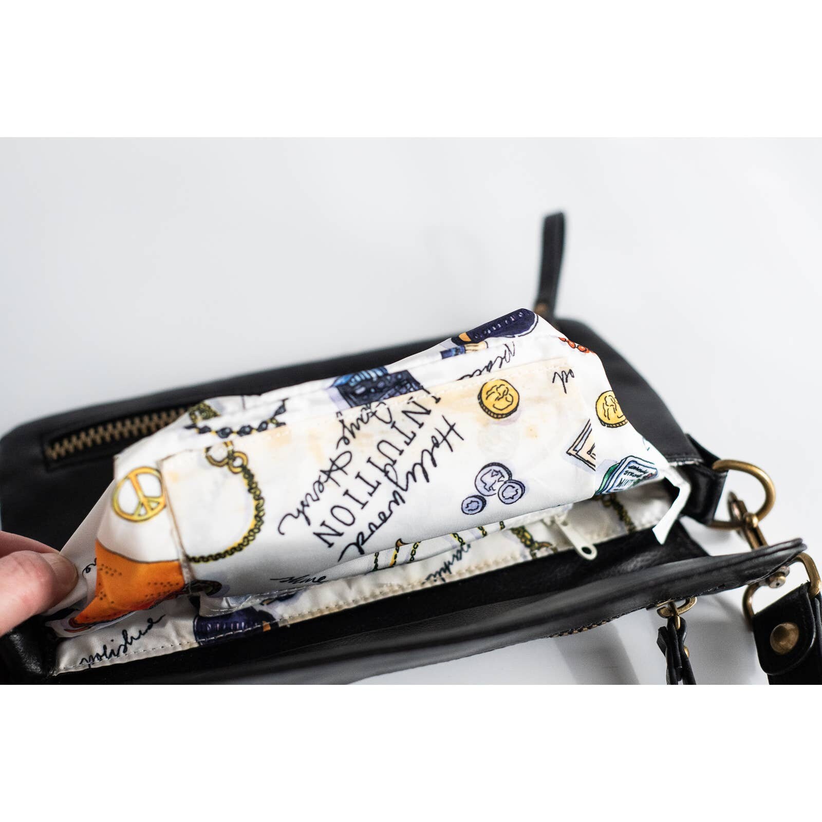 Mini Sac Hollywood Intuition Par Jaye Hersh - Noir, Pochette Et Crossbody