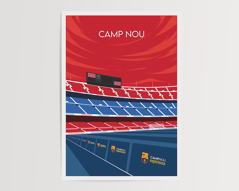 Cartello Stradale FC Barcelona Camp Nou - Targa Metallica 40x18cm, Licenza Ufficiale - Foto 3