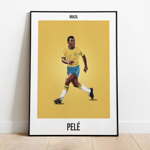 Pele Poster Everything Is Practice Quote Soccer Footballer Art Etsy