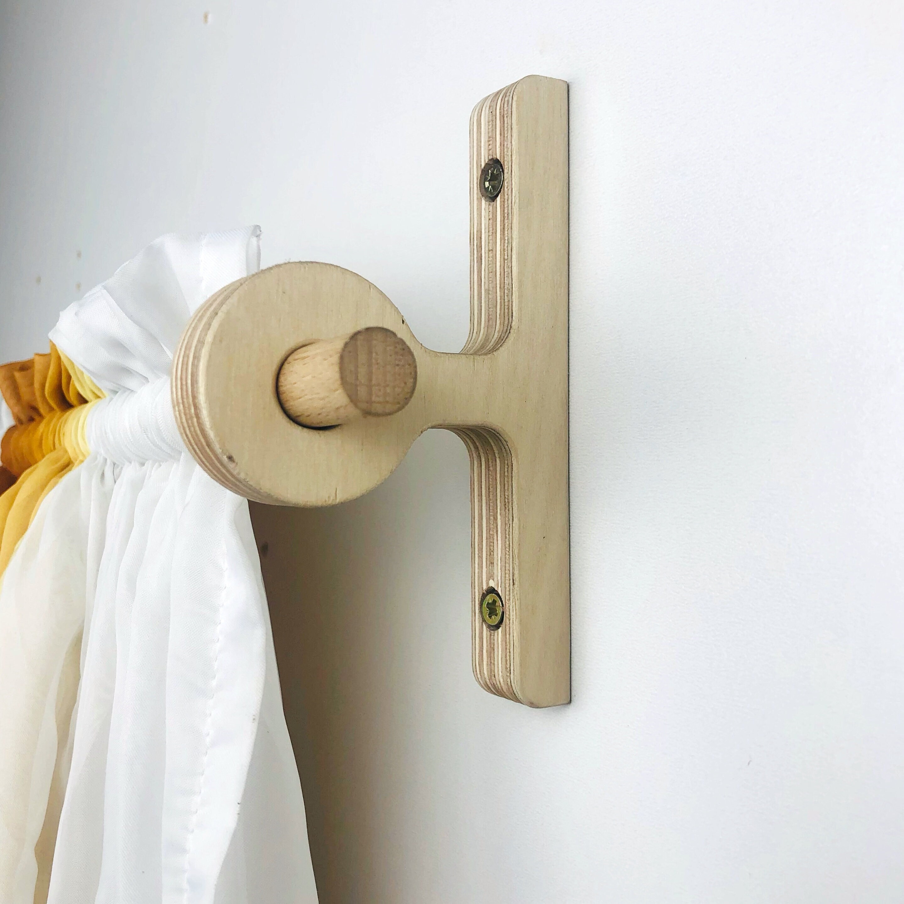 34+ Wood Curtain Rod Brackets Unfinished CarmenBriagh